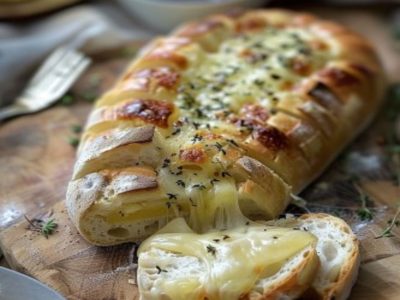 Irresistible Cheesy Garlic Bread: A Flavorful Delight