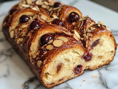Cherry Almond Cream Cheese Babka: A Heavenly Delight