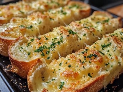 Easy Garlic Cheese Bread: Simple, Creamy, and Irresistible