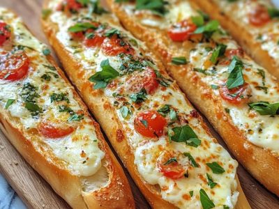 Turkey Mozzarella Stuffed Baguettes: A French-Inspired Delight